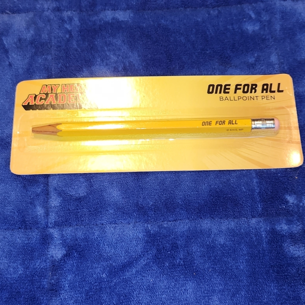 New MHA Yellow Ballpoint Pen - One For All